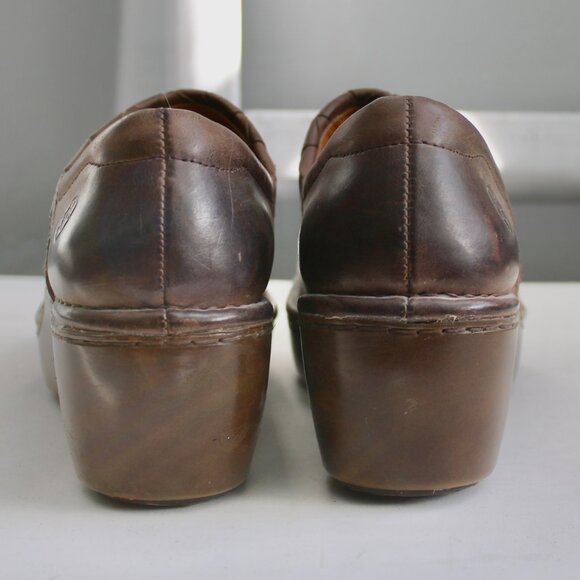 Ariat Womens Brown Leather Ashbourn Briar Slip On Clogs 10012028  Size 8.5 - Picture 3 of 7